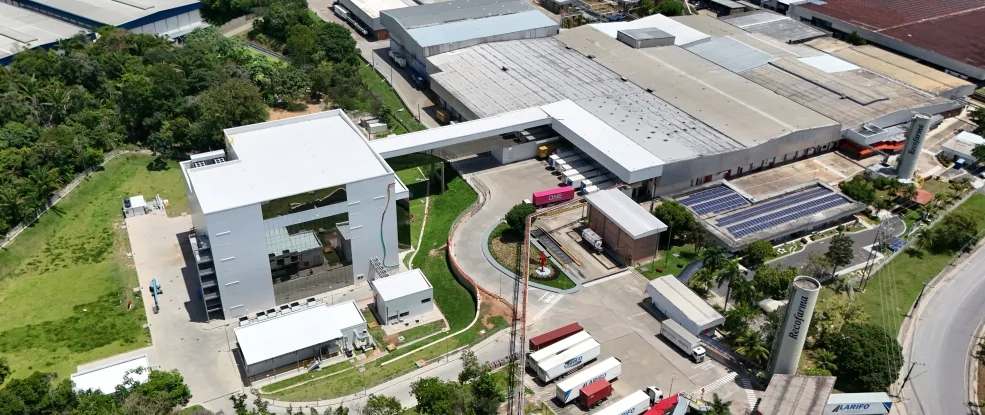 Vista aérea da planta industrial Recofarma em Manaus